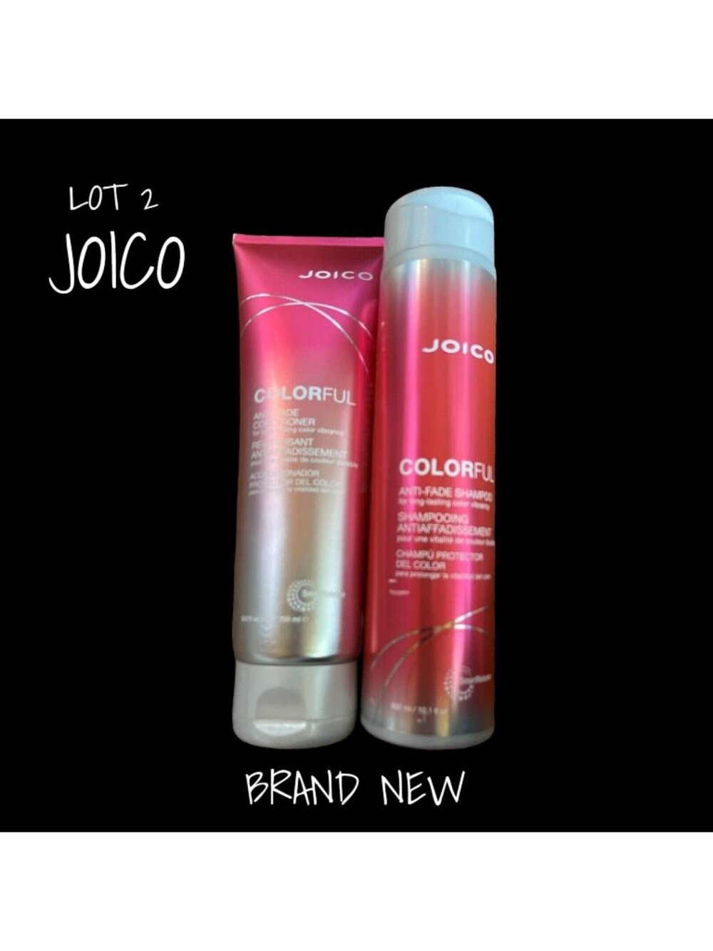 Joico Colorful Anti-Fade Shampoo & Conditioner Set - Brand New